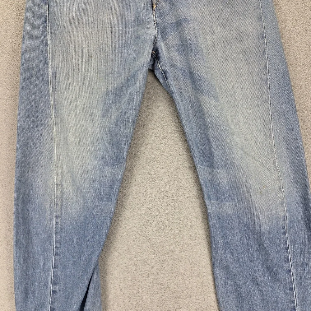 VTG Levis Engineered Jeans Mens Blue Twisted Button Fly Light Wash Fits 30x33